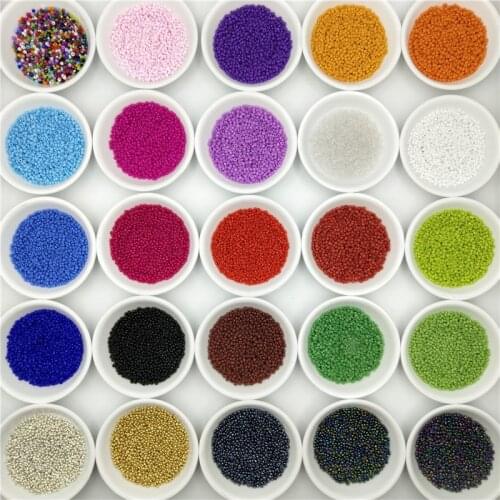 10gram/lot 2mm Charm Crystal Glass Czech Seed Beads Loose Spacer Hama Bead DIY Bracelet Necklace for Jewelry Making Accessories