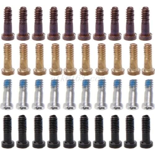 10Pcs Torx Screw 5-Point Star Bottom Screws Kit For iPhone 6/6S/6 Plus/6S Plus/5S