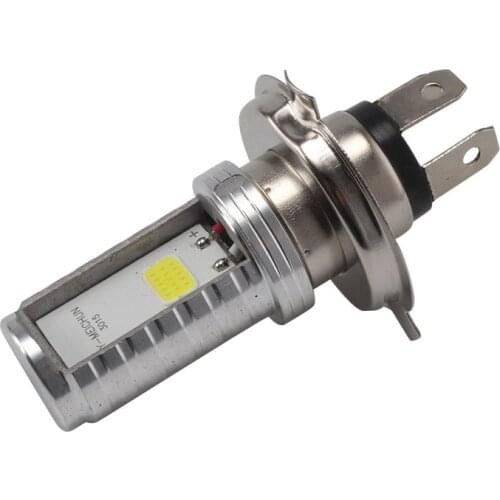 12V Motorcycle Cool H4 White Headlight Hi-Lo Beam Light Lamp Bulb 6500K Motorcycle Auxiliary Lights Led Headlight