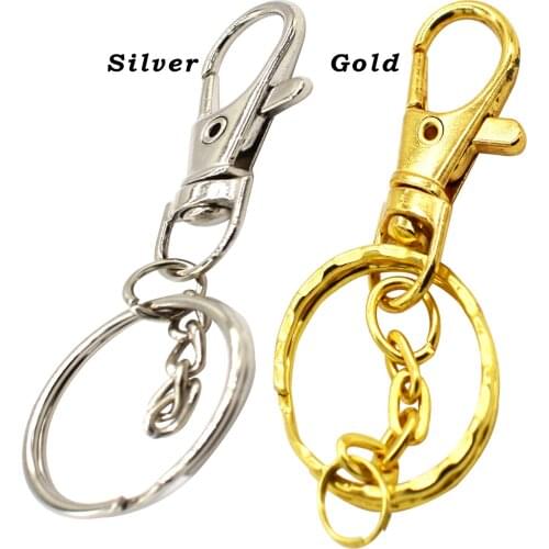20pcs 1.4 inch Bolt Snap Clasp Hooks with Swivel D-Ring and 22mm Key Ring Metal Lanyard Webbing Belt Lobster Buckle Clips DIY