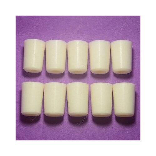 35# Tapered Silicon Bung Stopper,Test Tube Hollow Plug Intake Hose,10PCS/LOT