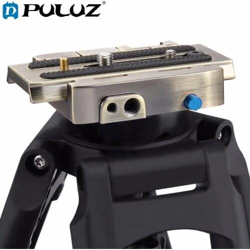 PULUZ Quick Release Clamp Adapter + Quick Release Plate for DSLR SLR Cameras