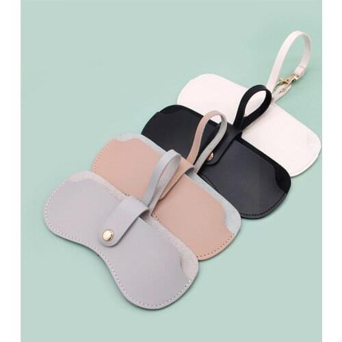 High Quality Portable PU Leather Snap Glasses Case Storage Case Eye Ultra-thin Glasses Cover Container Box Glasses Unglasse Z8Y8
