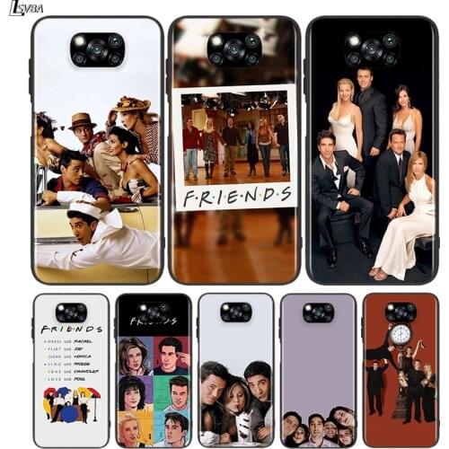 Black Cover TV Friends for Xiaomi Mi Mix 3 A3 A2 A1 Poco M3 M2 C3 X3 X2 NFC F2 F1 CC9 CC9E Pro Phone Case