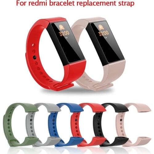 Colorful Soft Silicone Replacement Strap For Xiaomi Mi Band 4C 4 C Smart Wristband Sport Bracelet for Redmi Band MiBand4C Straps