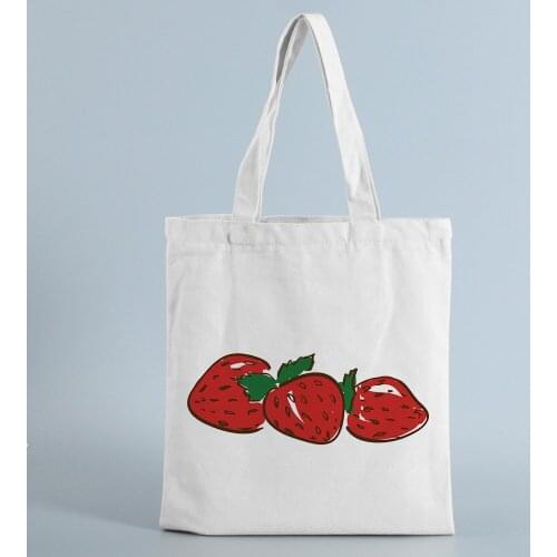 Environmental Protection Reusable Shopping Tote Canvas Women Shoulder Bag Students Teacher Book Travel Storage Bags Shopper