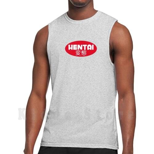 Classic - Hentai' Kanji Logo Design tank tops vest sleeveless Ass Boobs Ecchi Eroge Girls Hentai Japan Kawaii