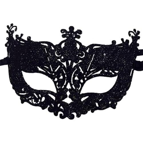 50%HOT Cosplay Face Cover Glitter Shinny Women Ribbon Mysterious Eye Cover for Masquerade
