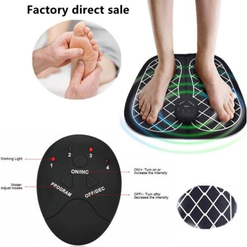 Foot Massage Mat Improves Blood Circulation Pain Relief Tool EMS Electric Foot Massager Stimulator Foot Muscle Stimulator Pad