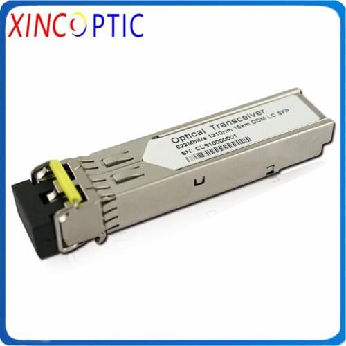 622Mbps SM LC SFP Module,622M,1550nm,80KM,DDM,Dual Fiber,LC SFP Fiber Transceiver Module