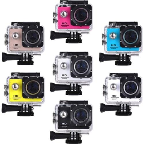 Outdoor Mini Sport Action Camera Ultra 30M 1080P Underwater Waterproof Helmet Video Recording Cameras Sport Cam