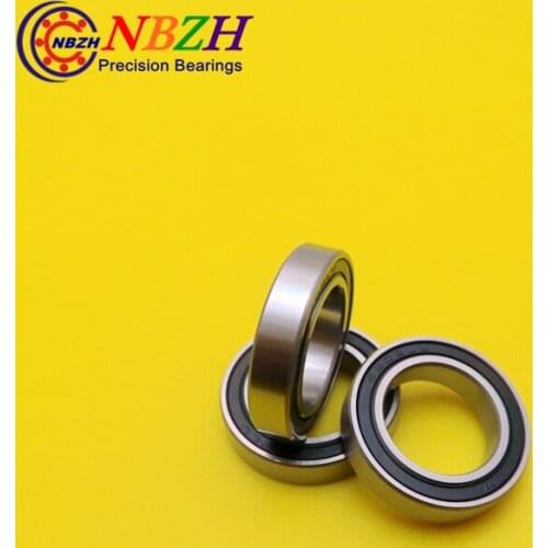 NBZH sale price 500pcs free shipping The Rubber sealing cover Thin wall deep groove ball bearings 6802-2RS 15*24*5 mm ABEC-1 Z2