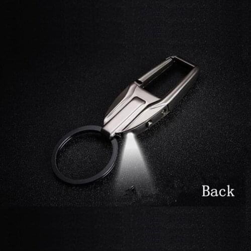 NEW Car Keychain LED Lights Key Chain Ring For Renault Megane 3 Audi A4 B9 Volvo Xc60 Skoda Octavia Citroen C4 Peugeot 207 307