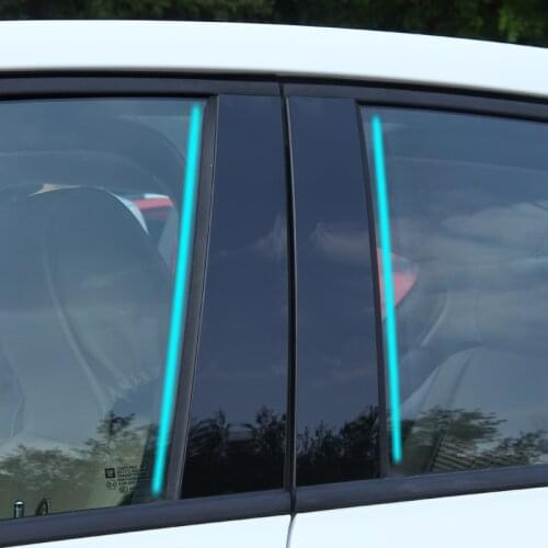 PC Brightly Window ABC Middle Pillar Protective Cover For Kia Sportage KX3 K2 K3 K4 KX5 Kcrte CBA025