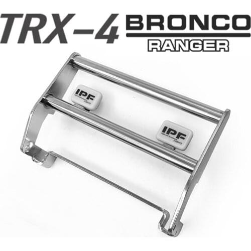Rc Crawler Car TRX-4 Ford bronco Full Metal Front Bumper Bullpen