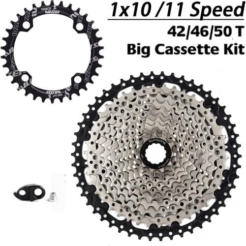 Solar Chain 32 T/34 T/36 T/38 T+Casete 42 T/46 T/50 T Great Free Wheelbox Game 10/11 Speed