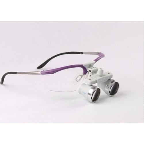 TAOS 2.5X Dental Equipment Surgical Medical Blue Dental Loupes Anti-fog Lens Dental Glasses
