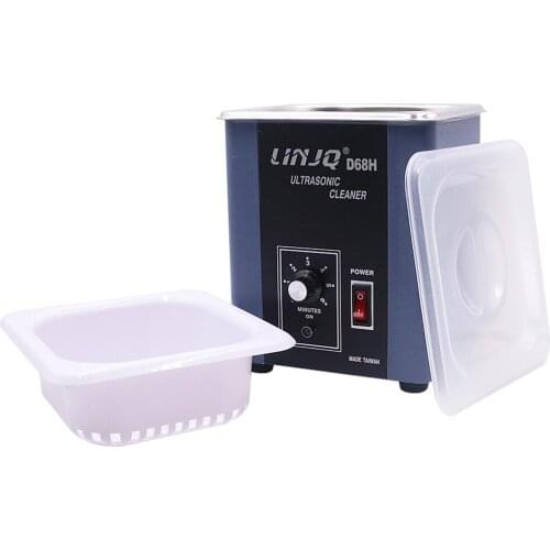 D68H Jewelry ultrasonic cleaning machine Gold and Silver Copper Jewelry Glasses Clock Dental Decontamination Degreasing cleaning