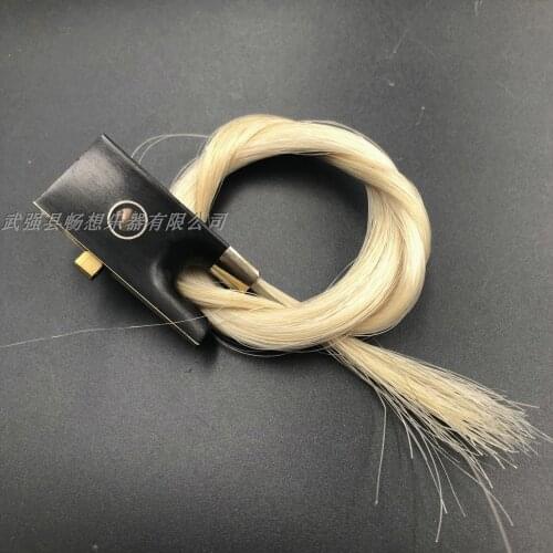 1pcs ebony Violin bow frog installed horse hair copper mounted