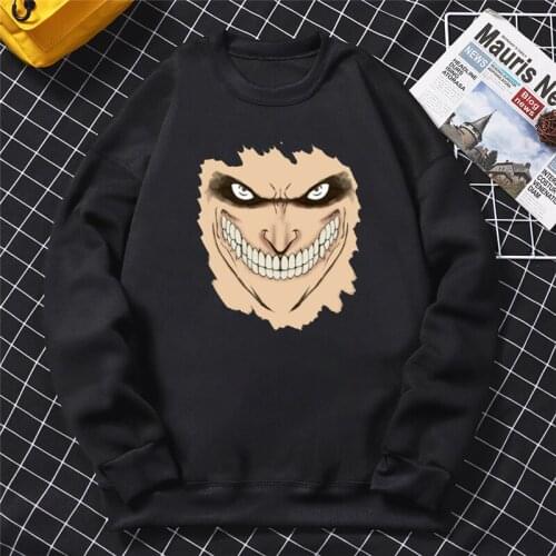 2021 Hot Sale Anime Attack on Titan Eren Yeager Men Hoodie Sweatshirt Manga Fashion Hoody Man/women Casual Hoody Hoodies