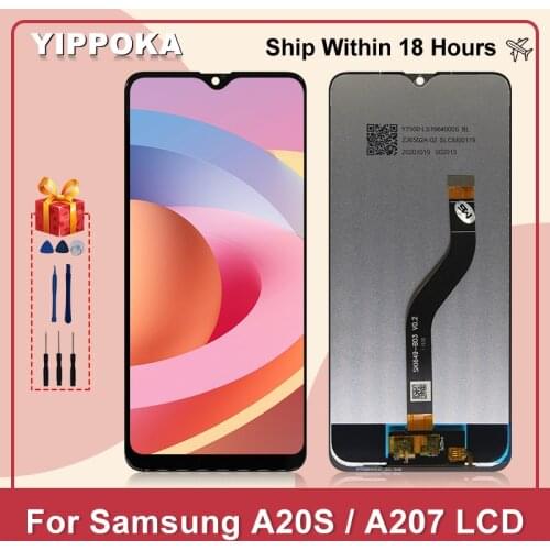 6.5" Original 6.5" For Samsung Galaxy A20S A207 LCD Display Touch Screen Digitizer for A20S LCD A207F/DS A207FN/DS A207U