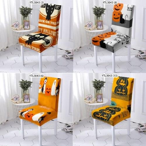 Halloween theme chair covers dining room desk chair makeup chair black chair cover dinning chair seat cover gaming chair chairs