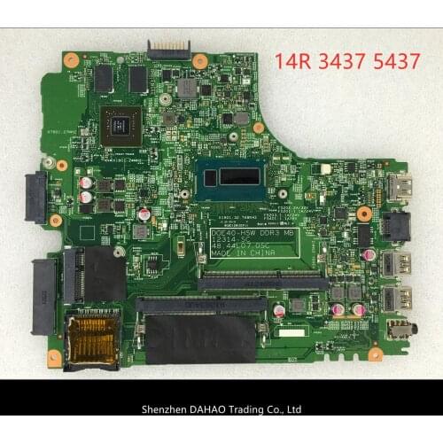 CN-0Y5JJK 0Y5JJK VF0MH 12314-1 mainboard FOR DELL Inspiron 14R 3437 5437 laptop motherboard with 2955U GT720M 100% fully tested