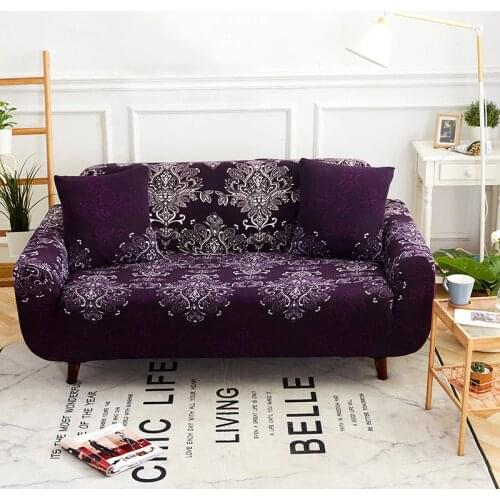 Floral Stretch Tightly Wrap All-inclusive Slip-resistant Sofa Covers for Living Room Furniture Cover 1/2/3/4 seater 1PC