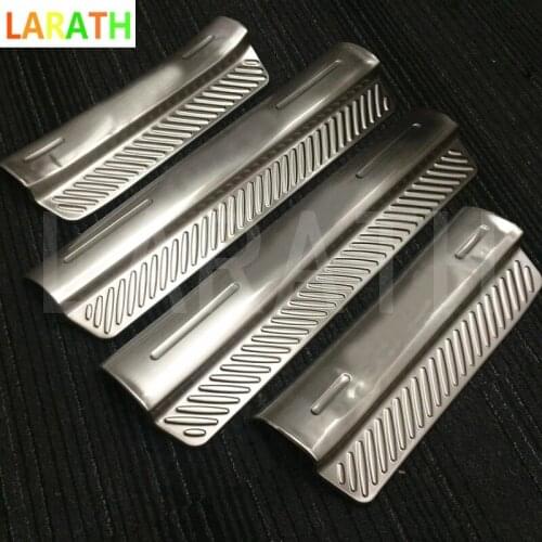 For MAZDA 6 Atenza 2014 2015 2016 2017 Stainless Steel Door Sill Scuff Plates Car Trim 4pcs/Set