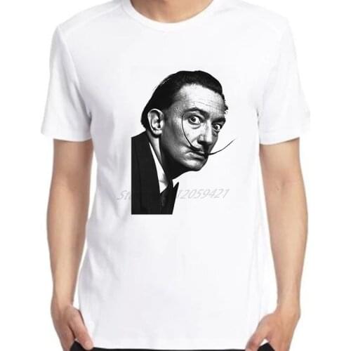 Summer Mens T-Shirts Salvador Dali Breathable Printed Graphic Tee Harajuku Oversized t shirt Tops Streetwear Men Clothing