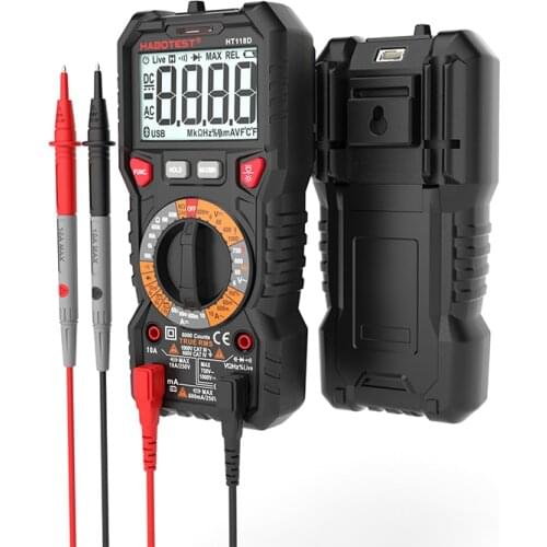 Habotest HT118A HT118C Profesional NCV Digital Multimeter 6000 Counts AC/DC Multitester Frequency Transistor Capacitance Tester