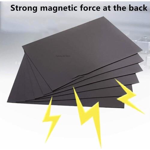 A4 Refrigerator Magnet is Suitable for Spellbinder Mold/process Strong Flexible Self-adhesive Rubber Magnetic Inkjet Printing