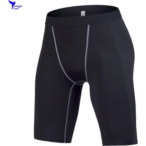 Mens Quick Dry Compression Running Short Tights 2019 Men Gym Fitness Sport Leggings Running Shorts Male Underwear Sportswear