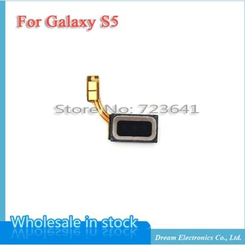 MXHOBIC 10pcs/lot High quality Ear Earpiece Speaker Flex Cable Replacement For Samsung Galaxy S5 I9600 G900F Free shipping