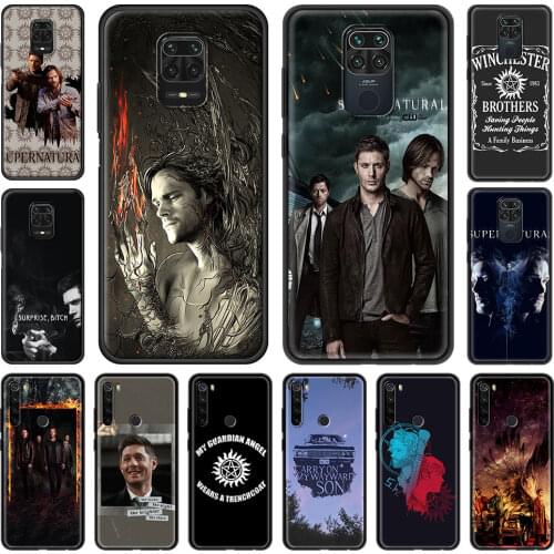 Soft Case Cover for Redmi Note 9 9S 8 8T 7 8A 7A Note 10 Pro MAX Case 9A 9C K40 Pro Phone Shell Supernatural SPN Dean And Sam