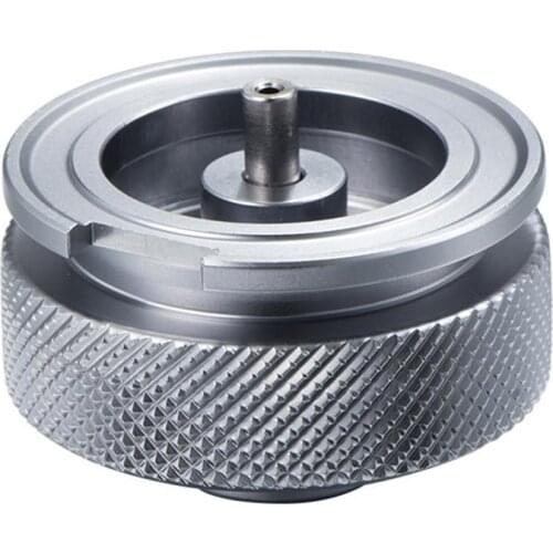 Outdoor Camping Gas Stove Adaptor Cassette Gas-tank to Mountain Gas-tank Converter Connector Auto-off Aluminum Alloy Adapters