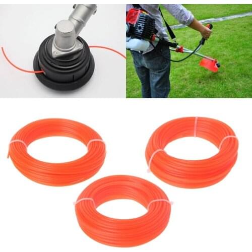 M4YC 2/2.4/3mm x 15M Nylon Trimmer Line Brush Cutter Strimmer Rope Lawn Mower Wire