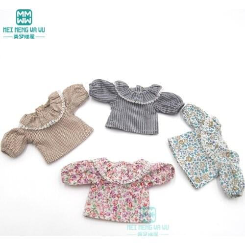 1PCS Blyth doll clothes fashion floral small shirt, casual dress for Blyth Azone 1/6 doll accessories