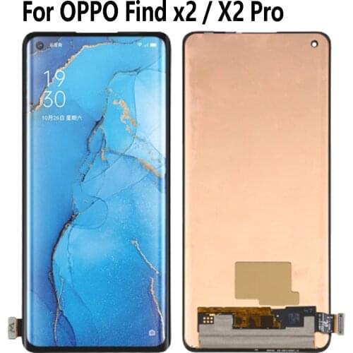 Original 6.7" For OPPO Find X2 LCD Display Touch Panel Digitizer Screen For OPPO FIND X2 PRO LCD Glass Accessories