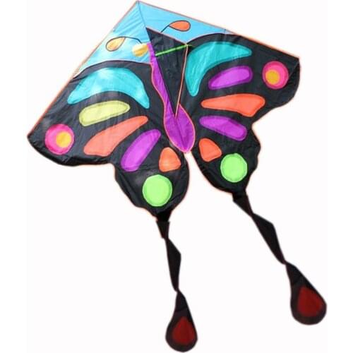 Professional Kite Hot Sell Pretty Butterfly Kite Child Large Kite Flying Toys Nylon Ripstop With Handle Line