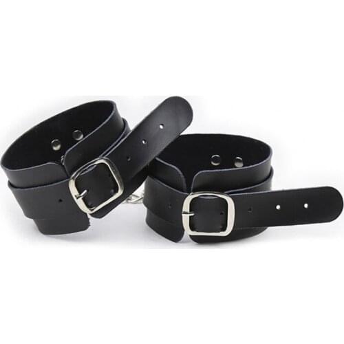 Sex Toys Flirting Hand Tied Toys Genuine Leather Handcuffs Couples Sex Products