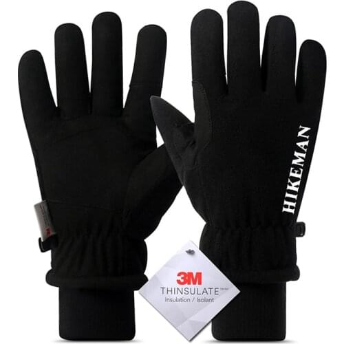 Super Warm Winter Ski Gloves Men Women Touch Screen Windproof Outdoor Riding Sports Thickened Cashmere Gloves