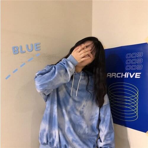 Cloud Loose Casual Lazy Sweatshirt Female Korean Kawaii Womens Sweatshirts Japanese Harajuku Ulzzang Vintage Clothing For Women