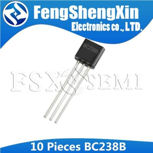 10pcs BC238B TO92 BC238-B BC238 DIP TO-92 BC238C Amplifier Transistors IC