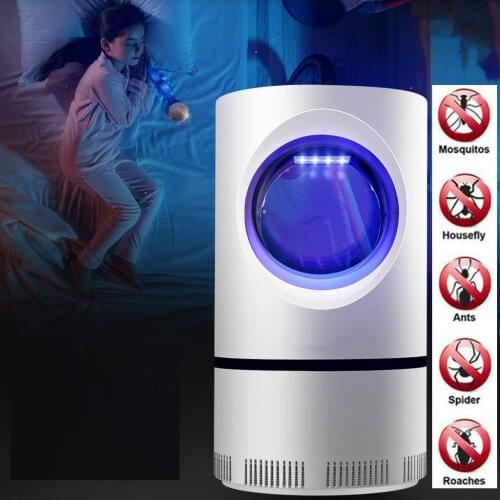 Photocatalyst mosquito killer UV night light insect trap USB flies killer mosquito repellent safe mute mosquito killer household