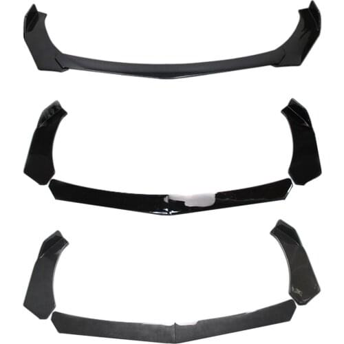 Universal Front Bumper Lip Spoiler Wing Body Fits, Front Bumper Lower Lip Splitter, Bumper Lip Diffuser Splitter Protector