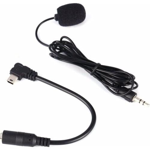Mini 3.5mm External Microphone For GoPro Hero 3/3+/4 Camera Accessories + Audio Coverter Cable For Go Pro Hero 4 USB Microphone