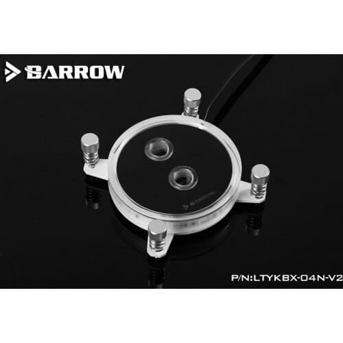 Barrow LTYKBX-04N-V2, For Intel Lga X99 / X299 CPU Water Blocks, LRC RGB v2 Acrylic Micro cutting cooler Water Cooling Block