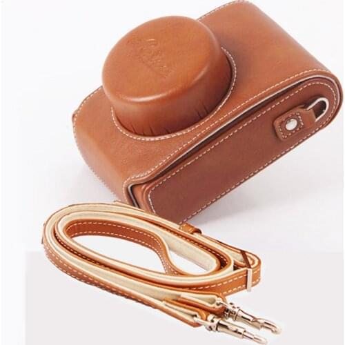 Portable camera bag PU leather case for Leica D-LUX 7 D-LUX7 D-LUX6 D-LUX5 D5 d-lux typ109 Camera Case Cover with shoulder strap