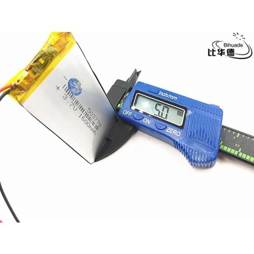 10pcs/lot 3.7V,1600mAH,503778 Polymer lithium ion / Li-ion battery for TOY,POWER BANK,GPS,mp3,mp4